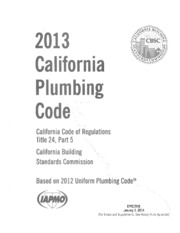 California Plumbing Code Free Download